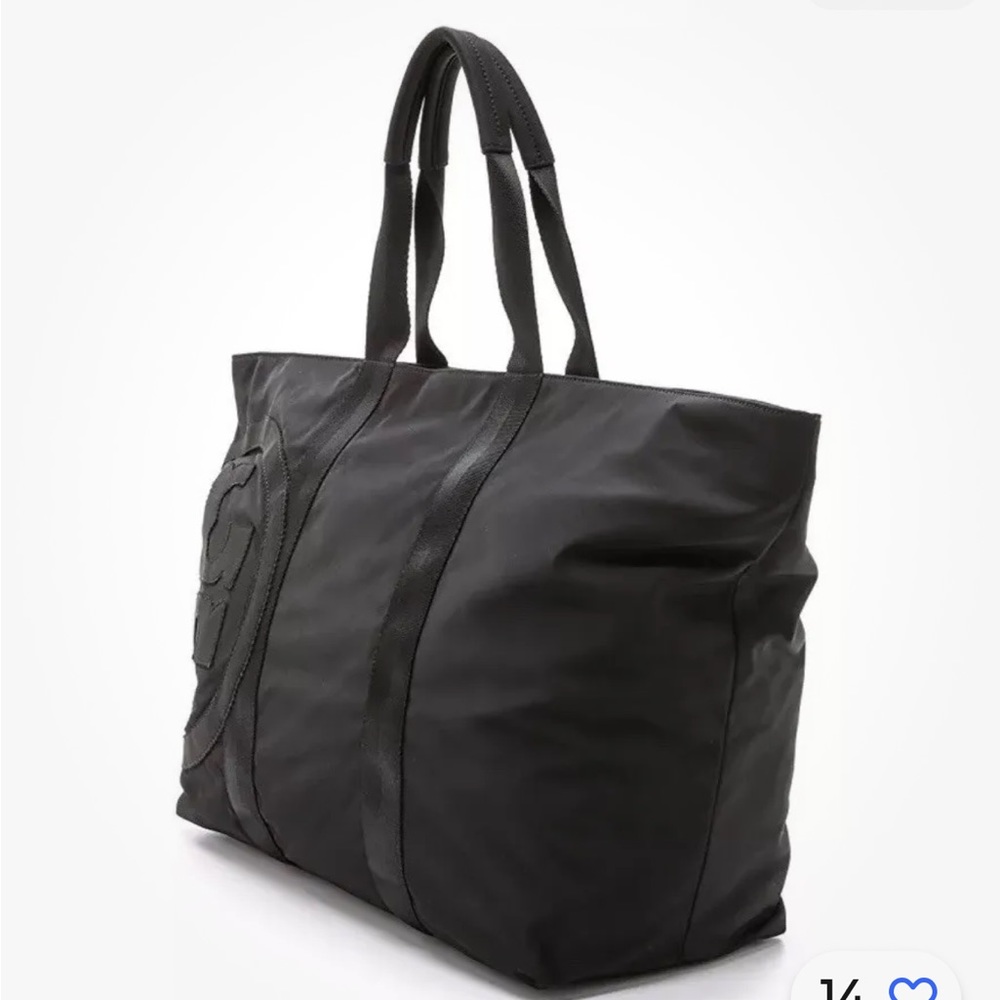Tory Burch Penn Nylon Mid-Zip Tote Bag, Black NWT SOLD OUT
